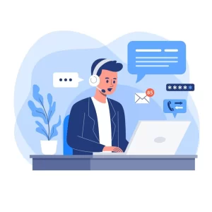 IT Helpdesk Support engineer dealing the client email issue