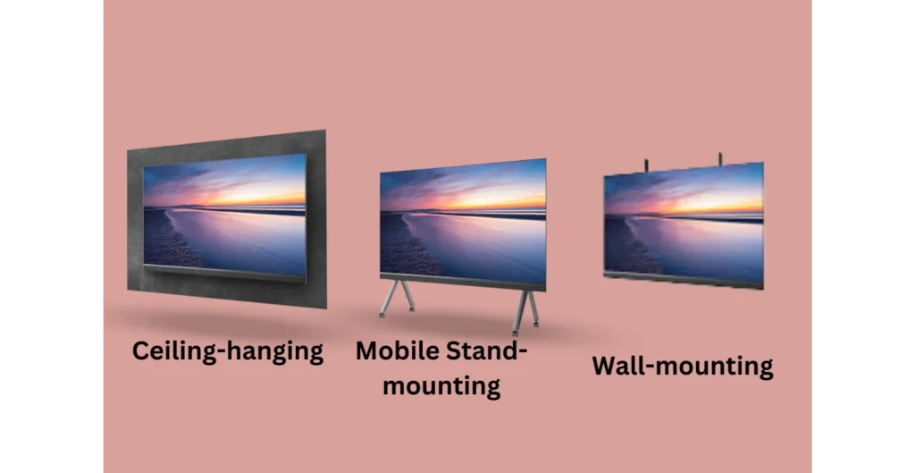 LED video display mounting option
