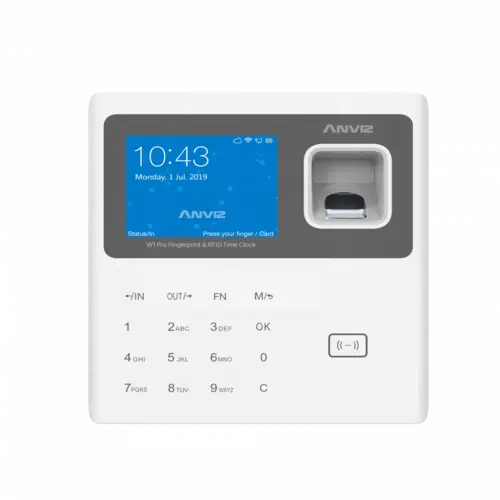 Time Attendance Machines W1 Pro front w 1 W1 Pro Time Attendance Device