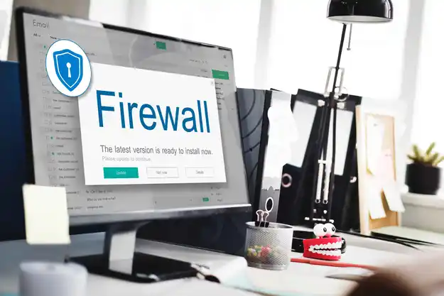 New Office IT Setup firewall antivirus alert protection security caution concept 1 Network & Firewall Management