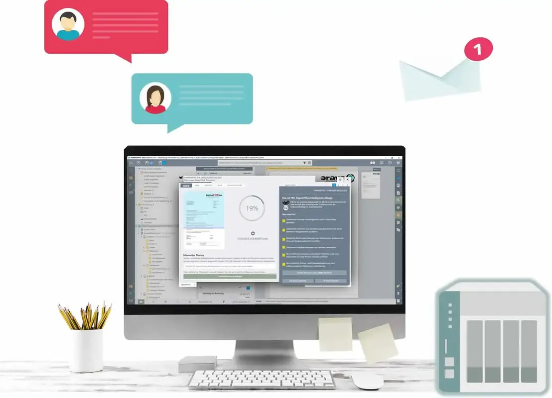 Paperless office with ai search in Dubai